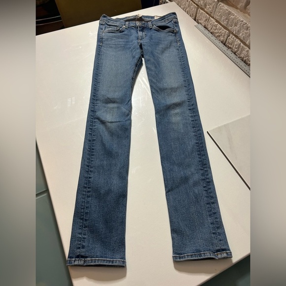 Rag & Bone Sz 27 Denim Jeans Skinny Pockets Brimfield Wash W1502K520 Made In USA - Picture 15 of 15